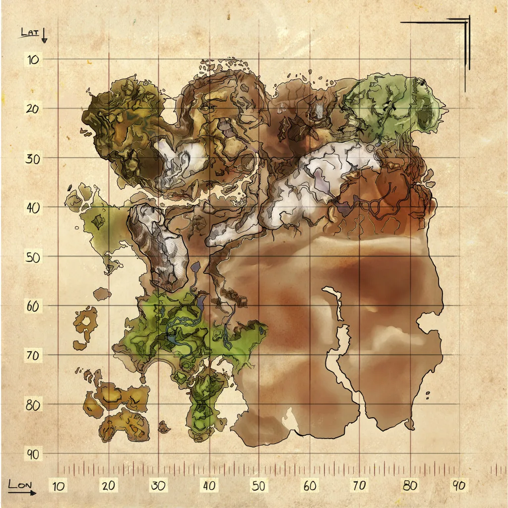 ARK interactive resource map - toggle metal, crystal, obsidian, oil, silica and more