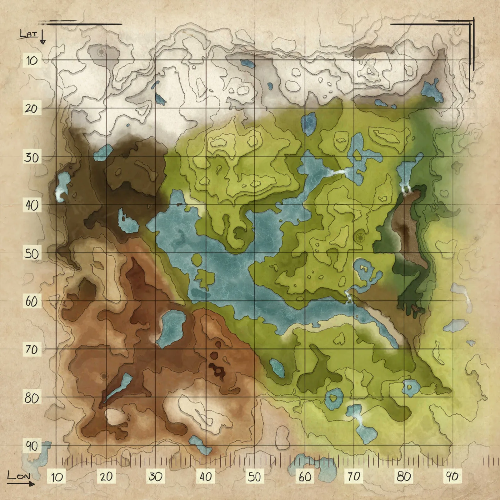 ARK interactive resource map - toggle metal, crystal, obsidian, oil, silica and more